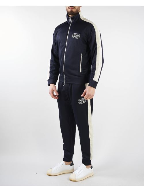 Pantaloni jogger in jersey con bande e patch EA Emporio Armani EMPORIO ARMANI | Pantalone | 3R1PZ41JLYZ920